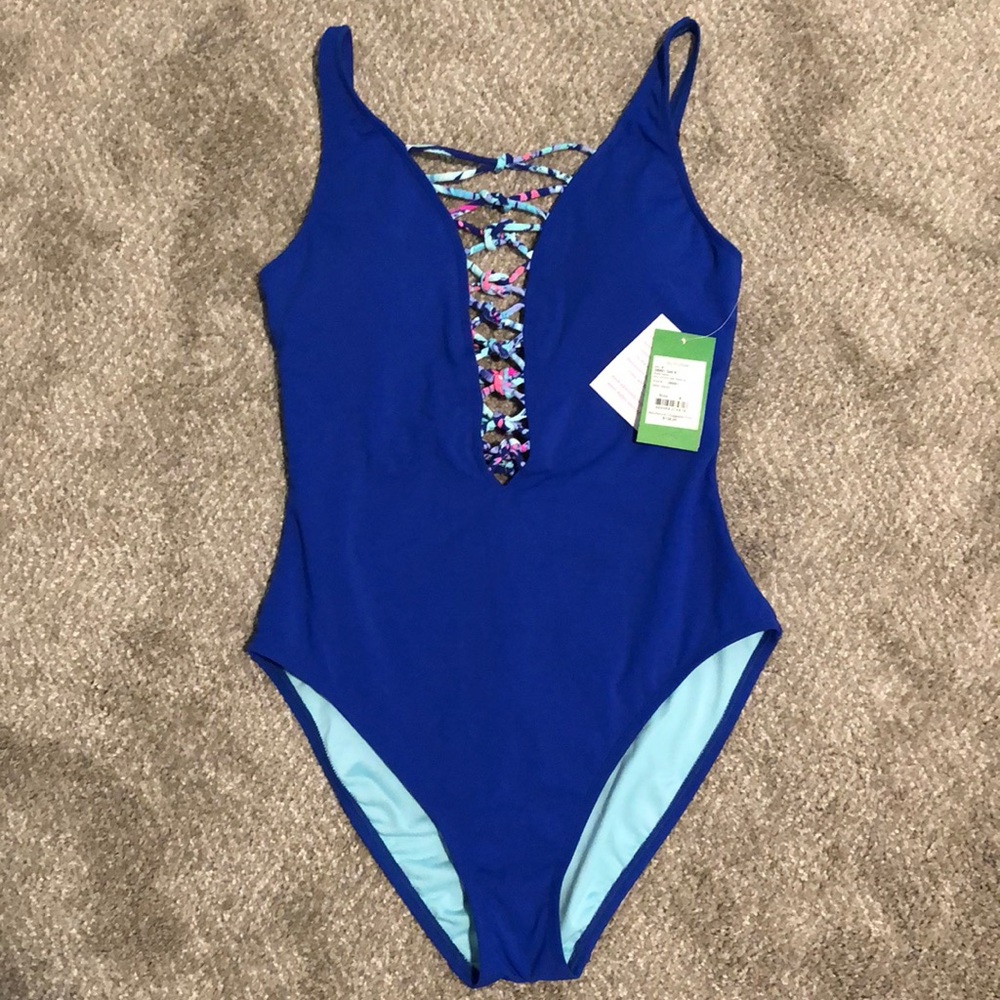 Lilly Pulitzer Isle Lattice One Piece
